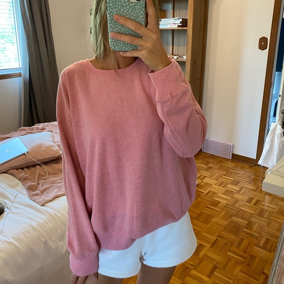 Chandail crew neck rose super confortable - Picture 2 of 2